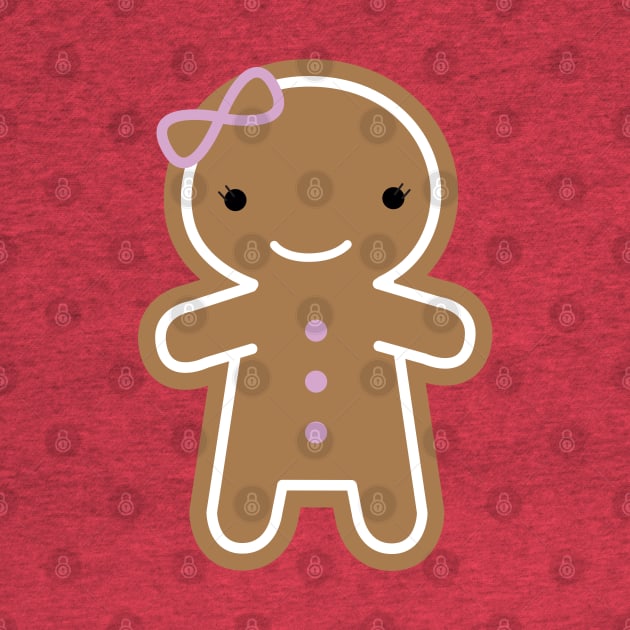 Kawaii Gingerbread Girl by marcelinesmith